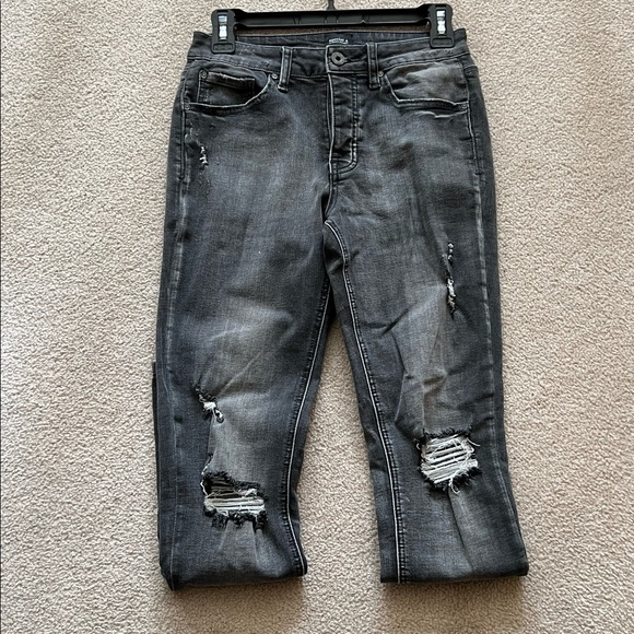 Special A Faded Black Distressed Jean - Size 5 - Picture 2 of 7